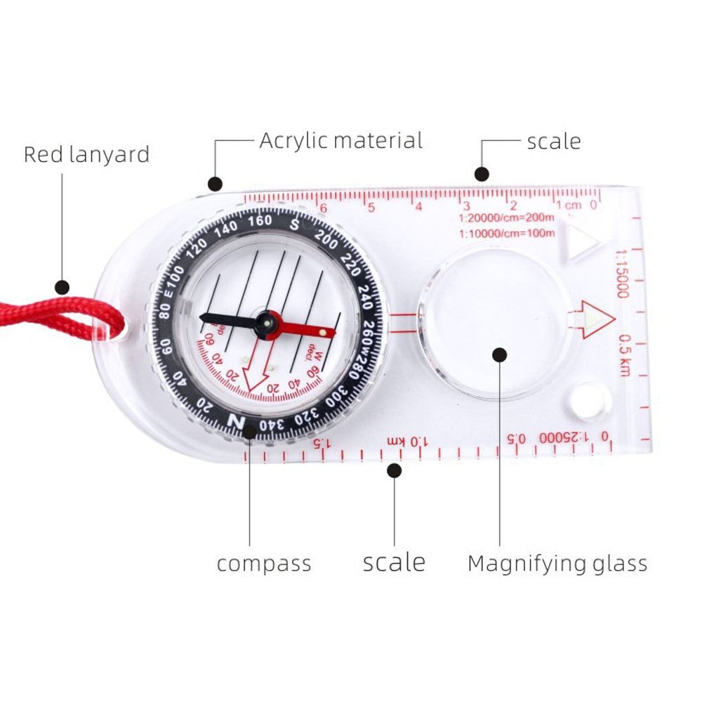 Orienteering Baseplate Compass - Compass Lensatic ulasan dan harga