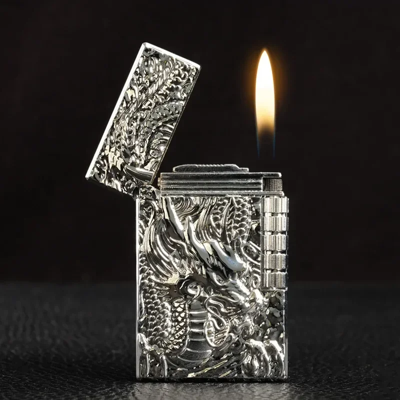 Dragon Gas Lighter Grinding Je - Fire Starting Kit ulasan dan harga