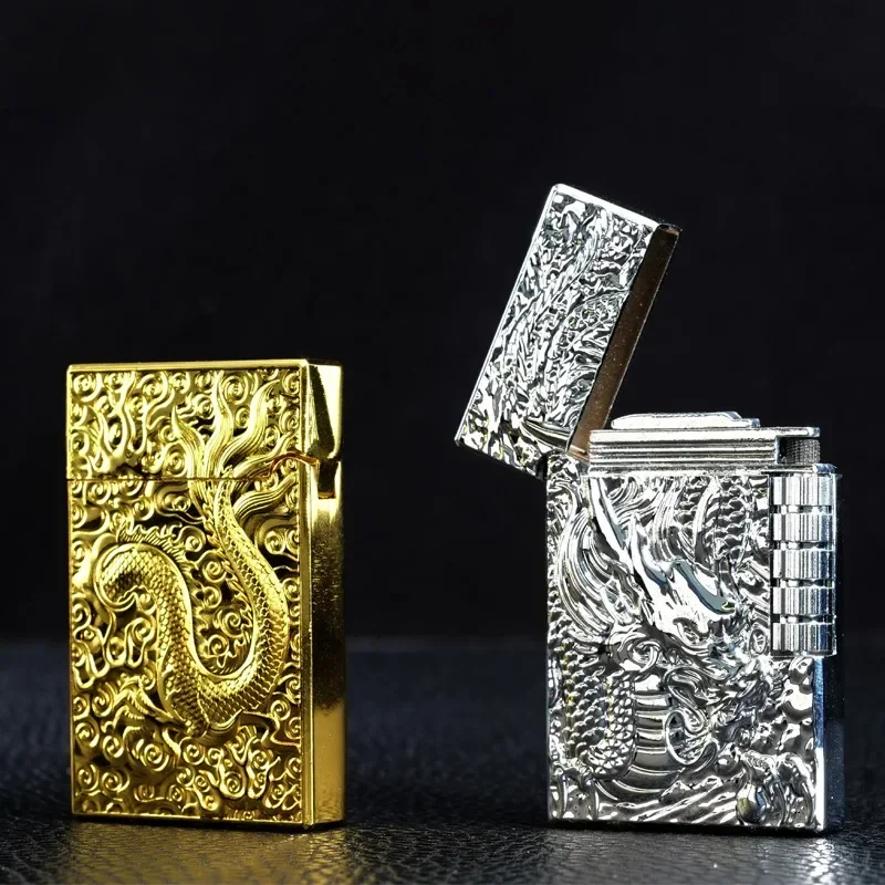 Dragon Gas Lighter Grinding Je - Fire Starting Kit ulasan dan harga