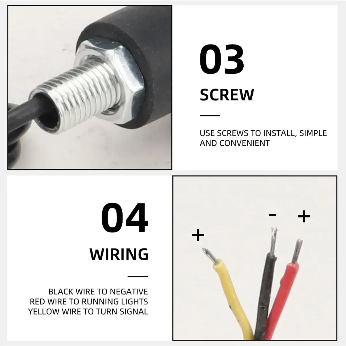 Motorcycle Handlebar LED Turn  - Sos Light Strobe ulasan dan harga