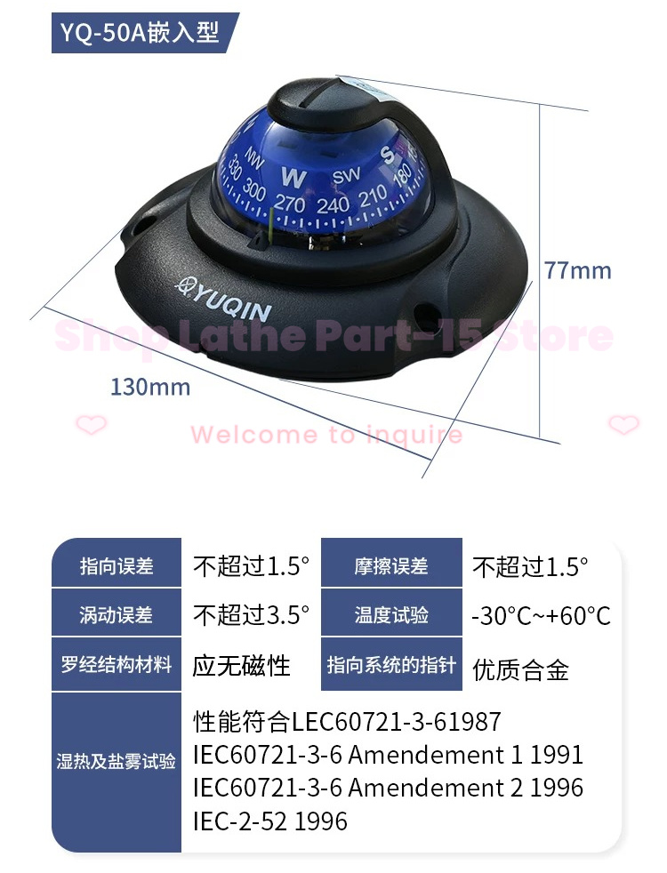 for YQ-50 Type Magnetic Compas - Compass Lensatic ulasan dan harga