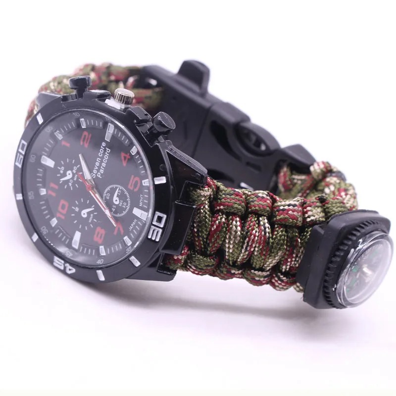 Multifunctional Outdoor Watch  - Fire Starting Kit ulasan dan harga