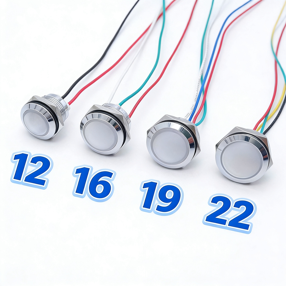 Metal LED Indicator Light 12mm - Signal Panel Orange ulasan dan harga