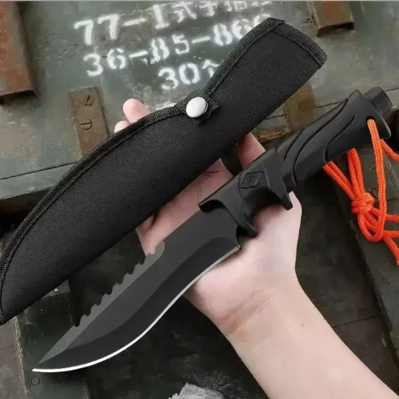 Outdoor EDC Fixed Blade High H - Bushcraft Knife Fixed ulasan dan harga