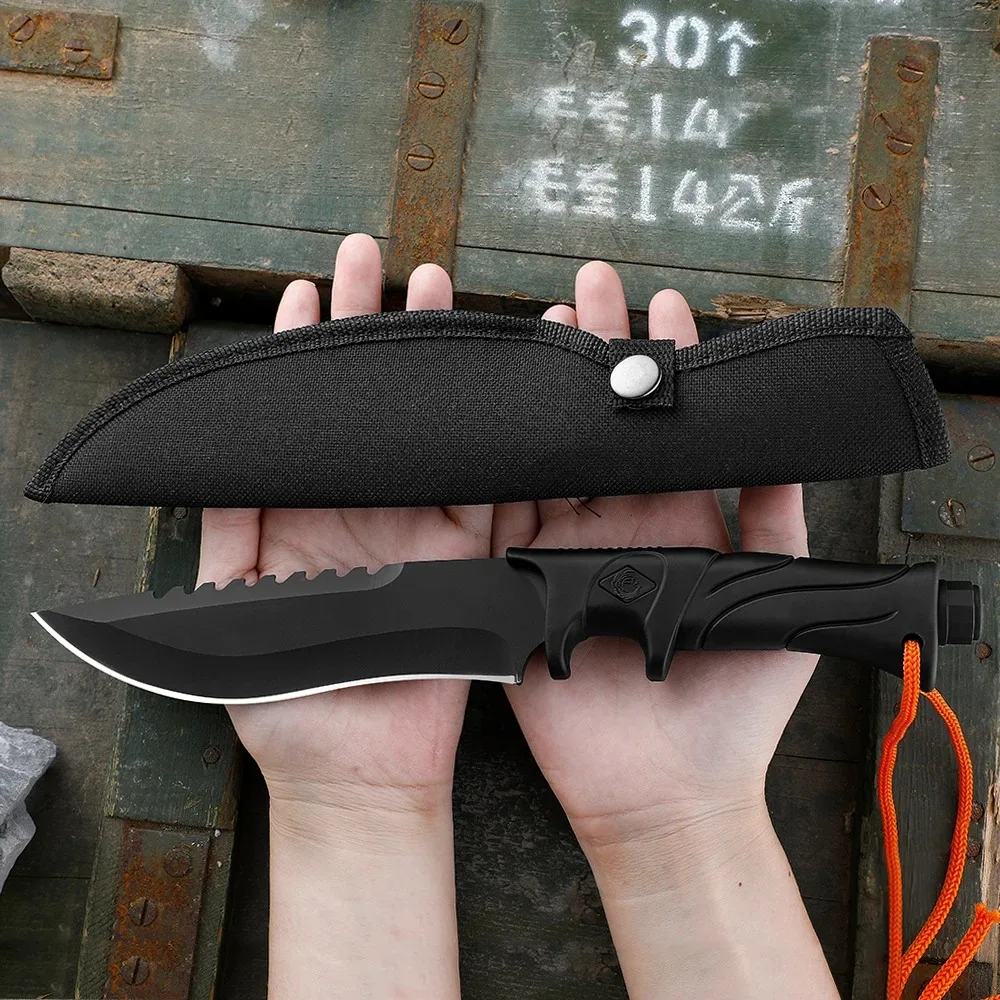 Outdoor EDC Fixed Blade High H - Bushcraft Knife Fixed ulasan dan harga