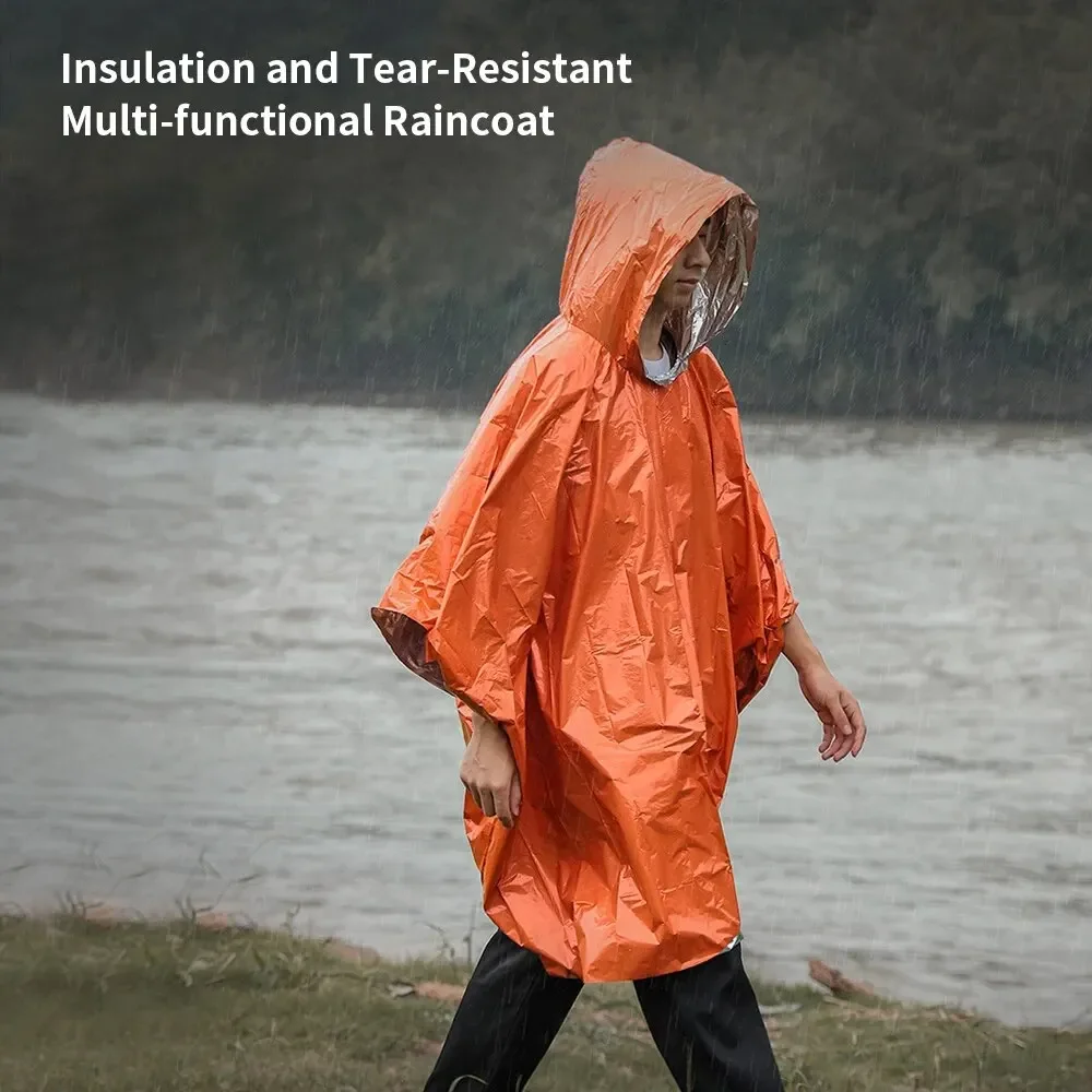 Emergency Raincoat Poncho Wate - Emergency Poncho Rain ulasan dan harga
