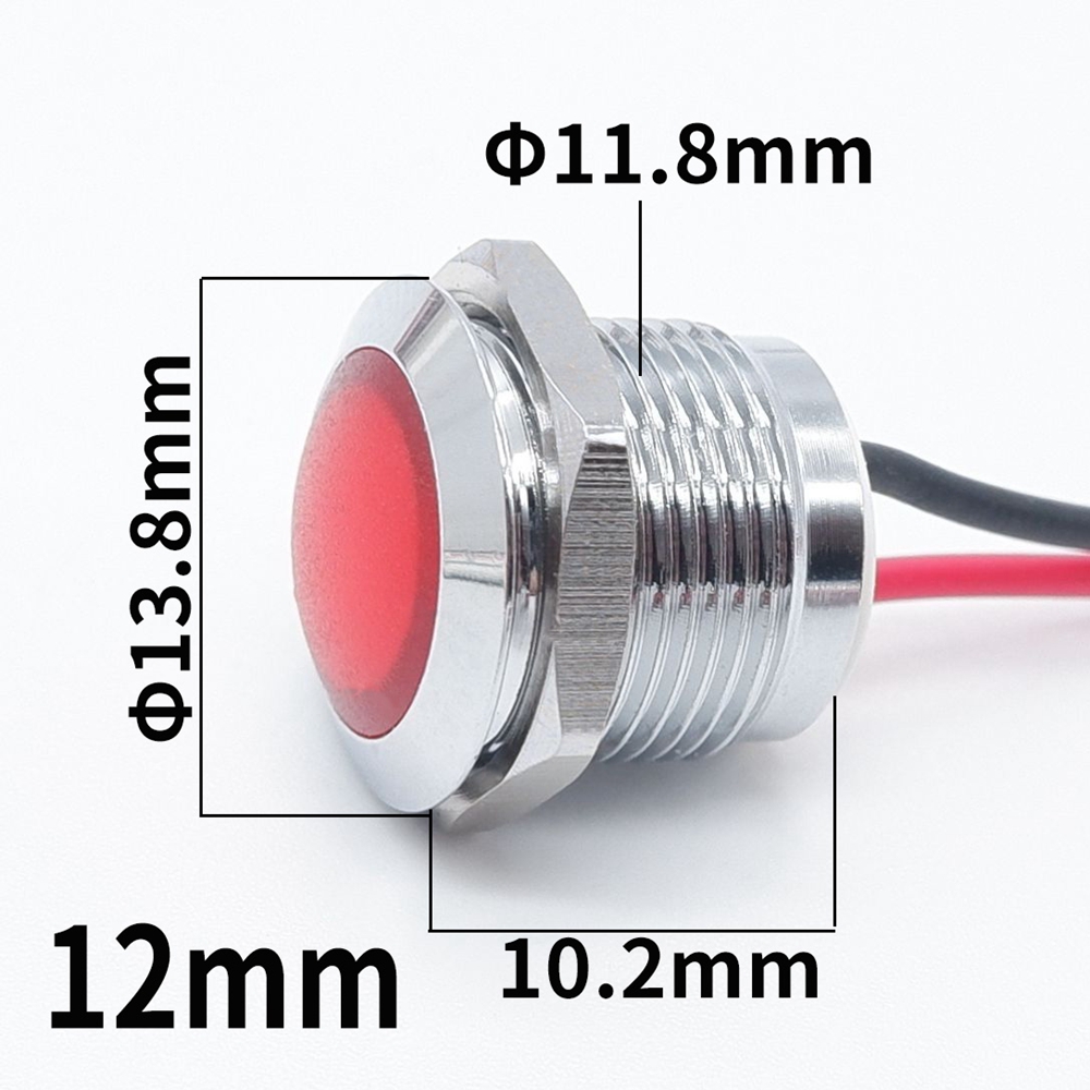 12mm 16mm 19mm 22mm Metal LED  - Signal Panel Orange ulasan dan harga