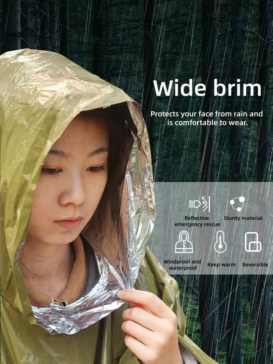 Outdoor Portable Emergency Rai - Survival Blanket Reflective ulasan dan harga