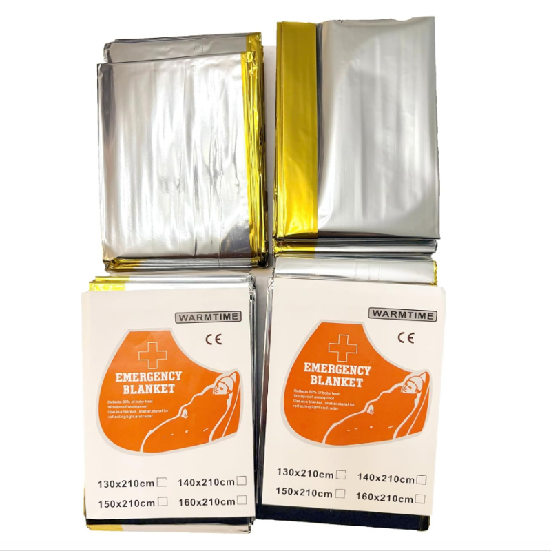 4 Pack Gold Silver Mylar Emerg - Survival Blanket Reflective ulasan dan harga