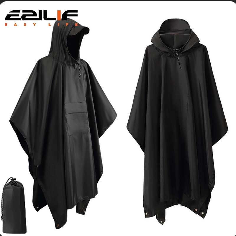 3 In 1 Outdoor Military Rainco - Emergency Poncho Rain ulasan dan harga