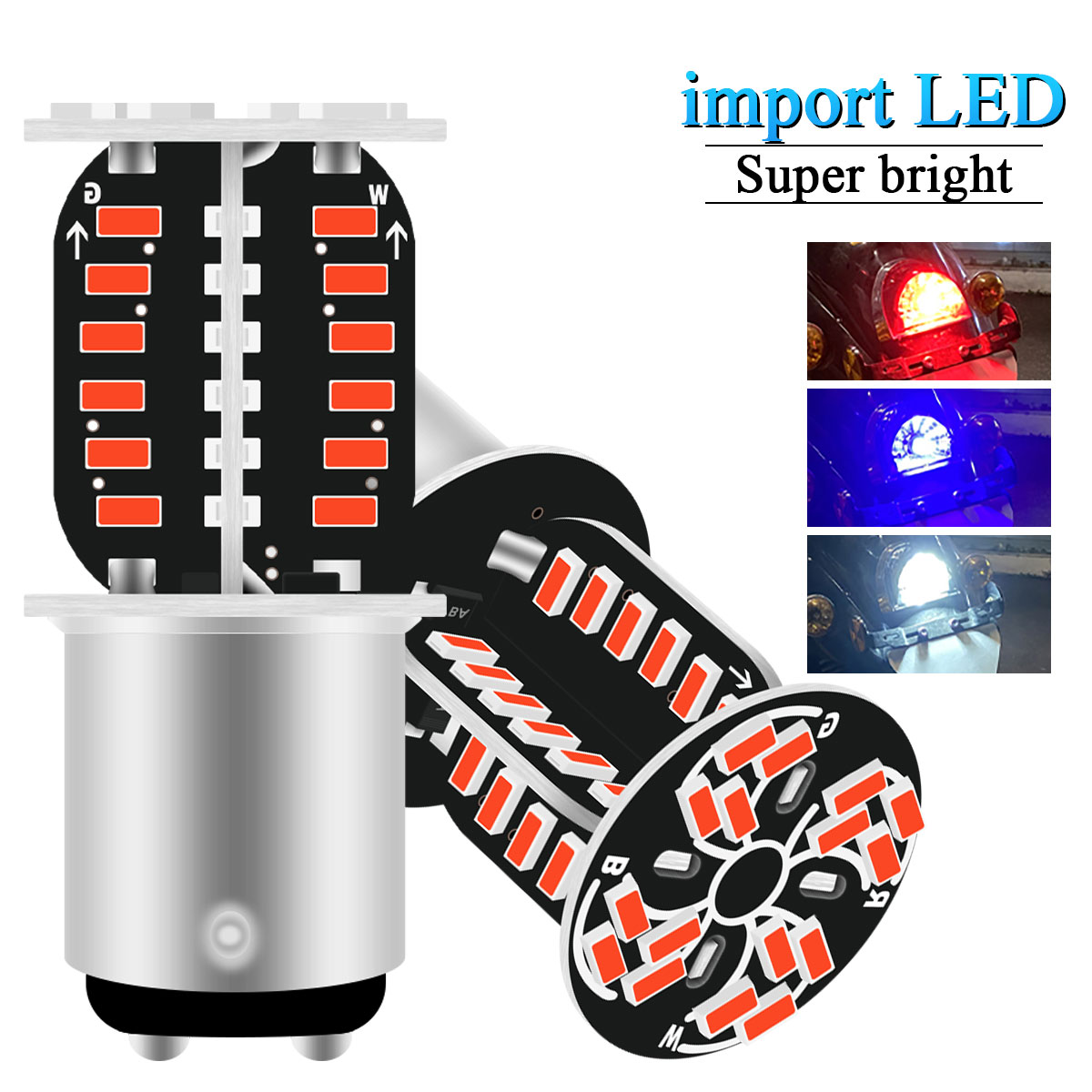 1pcs 1157 BA15D P21/5W Motorcy - Sos Light Strobe ulasan dan harga