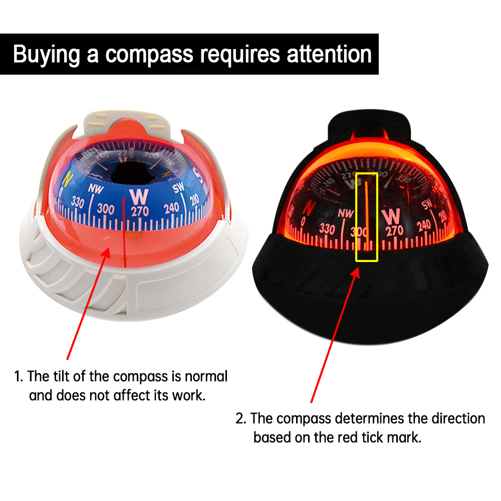 Car Navigation Compass Mini Ba - Compass Lensatic ulasan dan harga