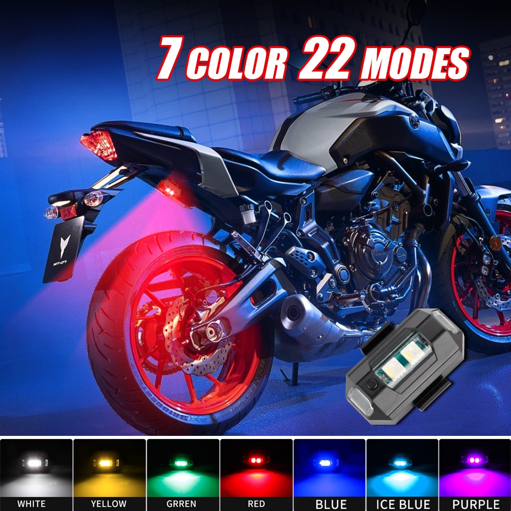 1PC 7 Color Mini USB Charging  - Sos Light Strobe ulasan dan harga