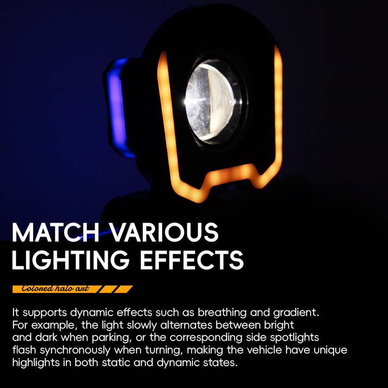 4inch Motorcycle LED Spotlight - Sos Light Strobe ulasan dan harga
