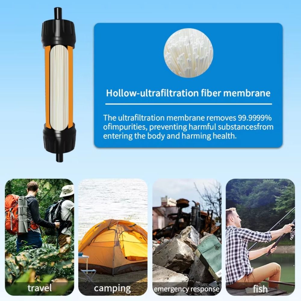 Mini Mini Water Filter Straw P - Water Purification Straw ulasan dan harga